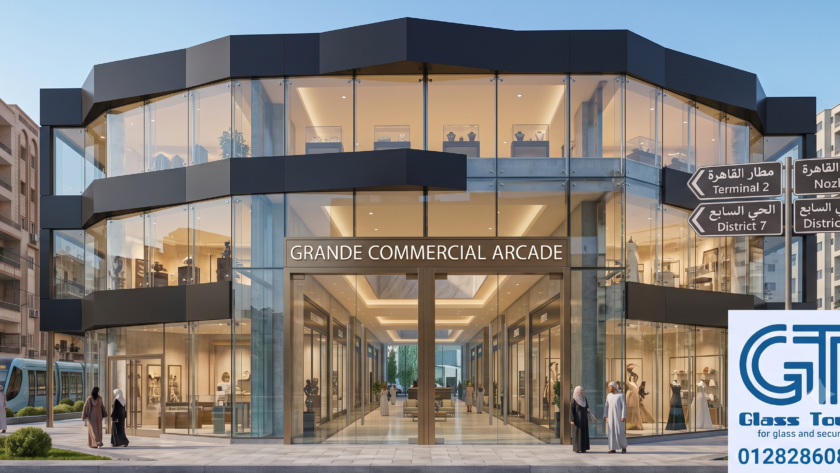 واجهات محلات زجاج سيكوريت بسعرمخفض منglasstown تجذب العملاء لك